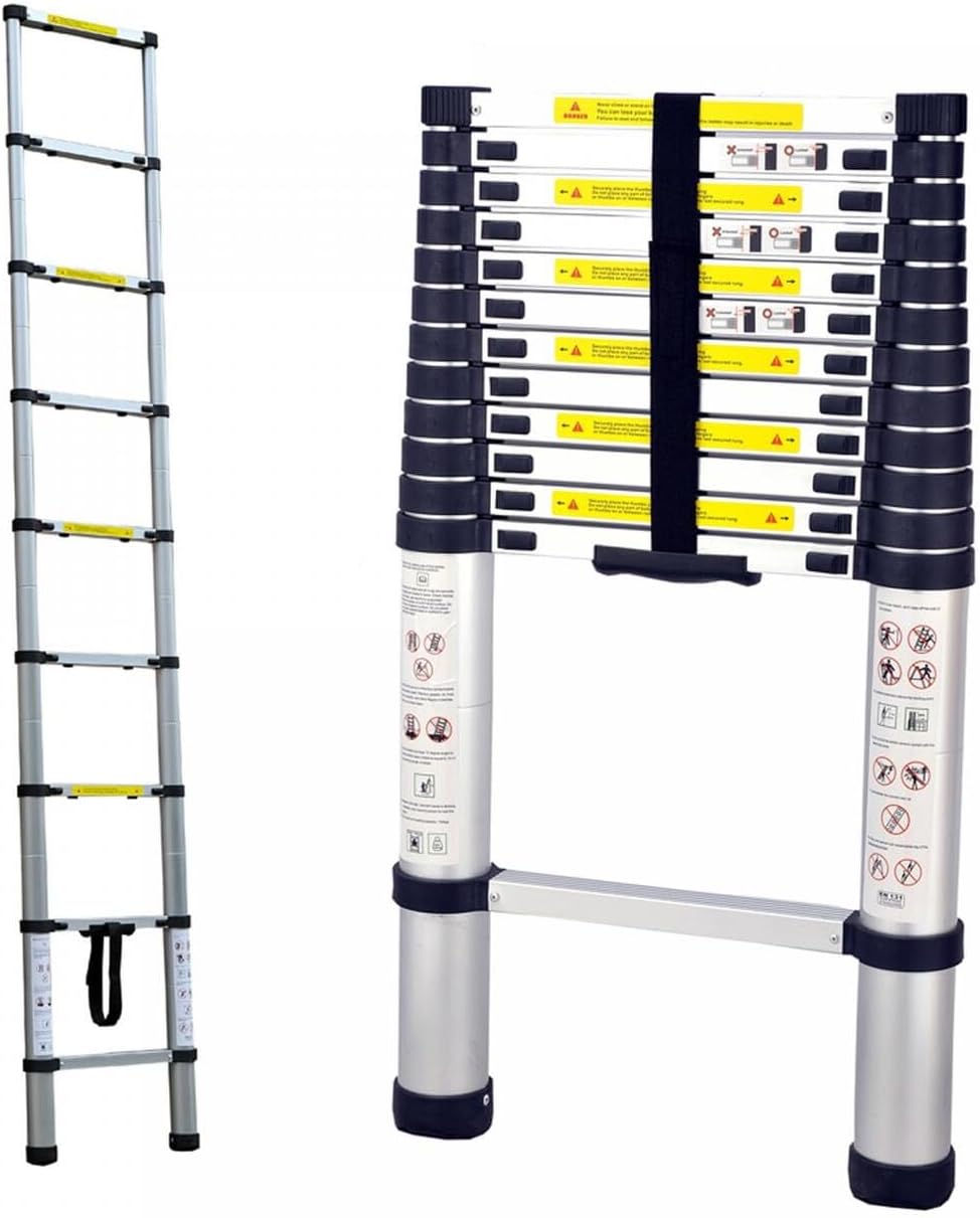 Echelle télescopique polyvalente en aluminium 4m40